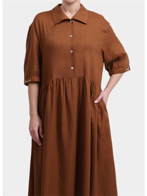 Abito maxi in misto lino Herno | AB000077D - 12689.2240
